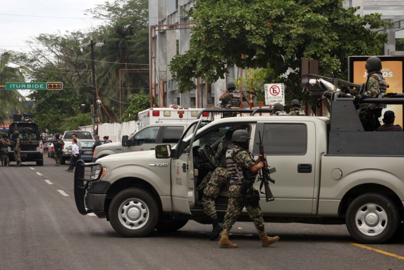 Mueren cinco presuntos delincuentes en un enfrentamiento en México