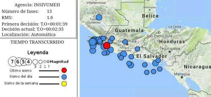 Temblor de más de 5 grados de magnitud alarma a guatemaltecos