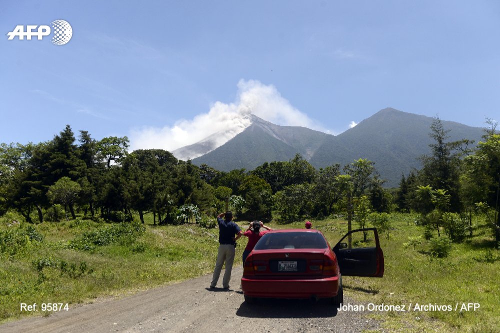 Volcán de Fuego disminuye actividad eruptiva