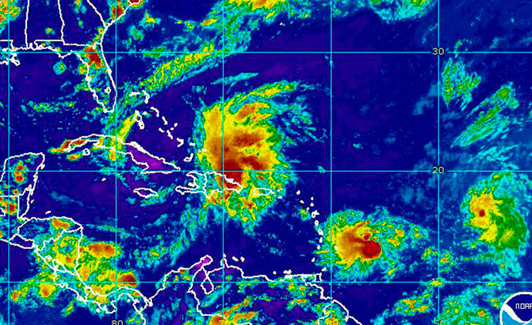 Harvey se debilita a depresión tropical a su paso por el Mar Caribe