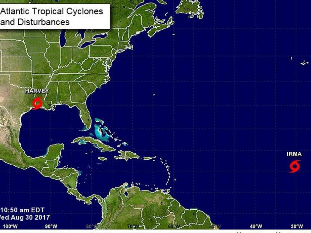 Huracán Irma se intensifica rápidamente en el Atlántico en ruta al Caribe
