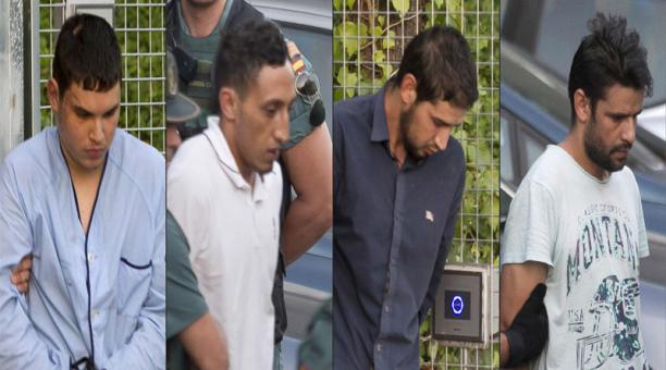 Los detenidos por los atentados en Cataluña comparecen ante la justicia