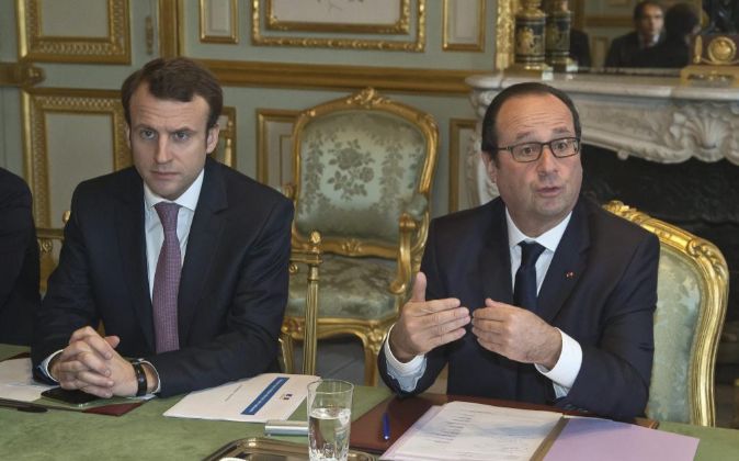Macron responde a las críticas de Hollande sobre su reforma laboral