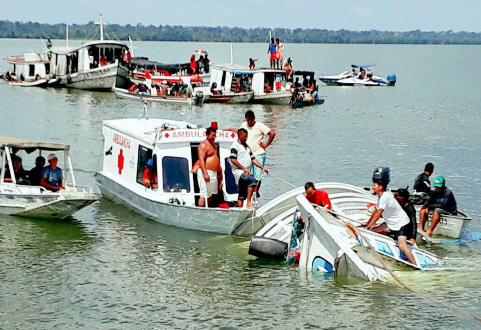 Más de 40 muertos en dos naufragios en Brasil en 48 horas