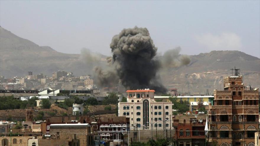 Nueve muertos, entre ellos niños, en bombardeo aéreo en Yemen