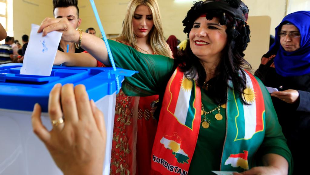 Los kurdos de Irak votan en un referéndum de independencia
