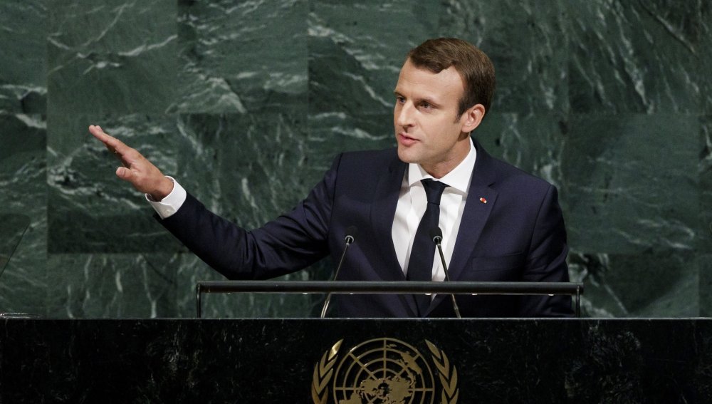 Macron a la ONU: Acuerdo de París sobre el clima "no será renegociado"