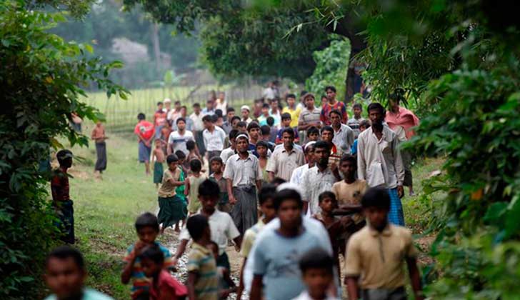 Unas 60.000 personas se refugiaron en Bangladés huyendo de violencia en Birmania
