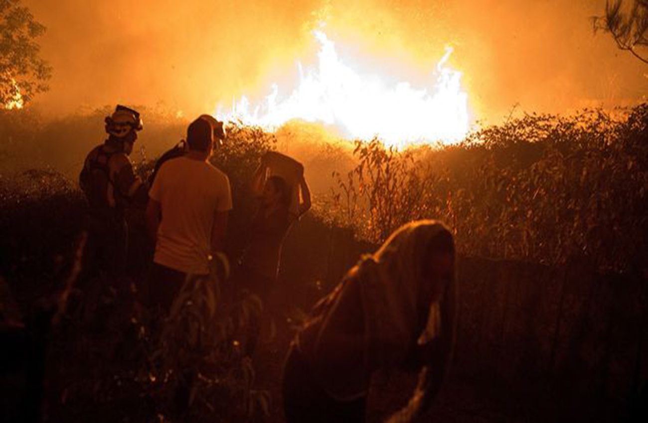 Al menos 34 muertos en incendios en Portugal y España