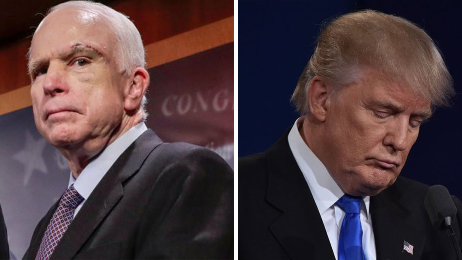 Aumenta la tensión entre Trump y McCain