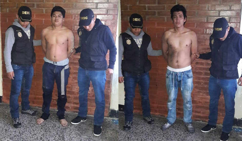 Capturan a dos pandilleros; uno con orden de captura en El Salvador
