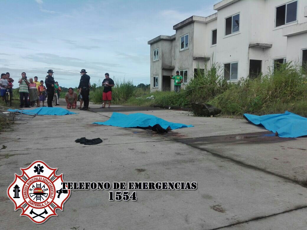 Tres personas mueren en ataque armado en Suchitepéquez