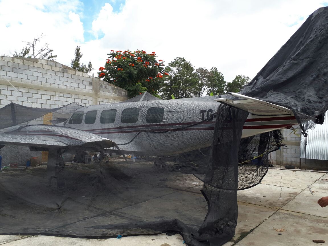 Baja Verapaz: avioneta queda bajo custodia de autoridades