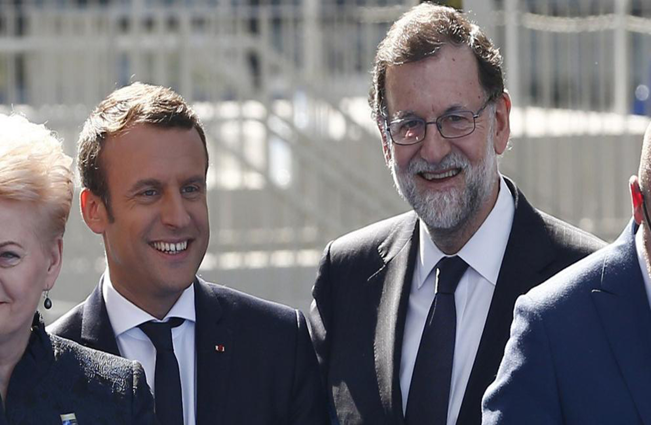 Macron: Rajoy "tiene todo mi apoyo" en la crisis con Cataluña