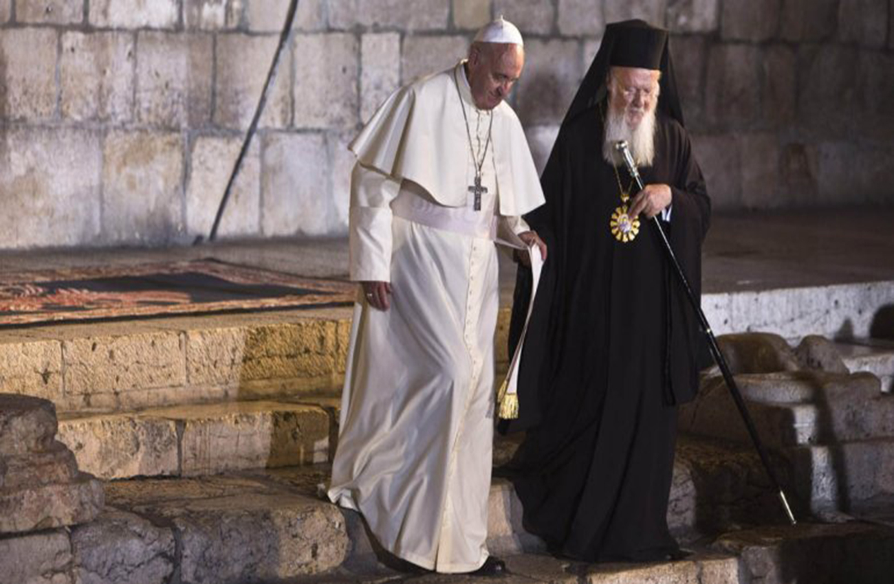 Papa defiende el status quo de Jerusalén ante el patriarca ortodoxo