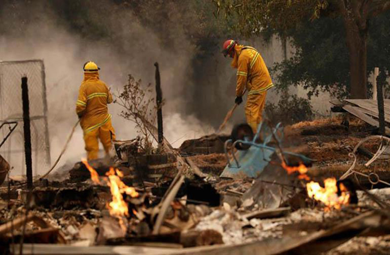 Suben a 17 los muertos por los incendios de California