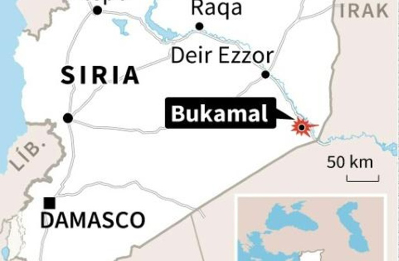 El EI contraataca y retoma casi la mitad de la ciudad siria de Bukamal