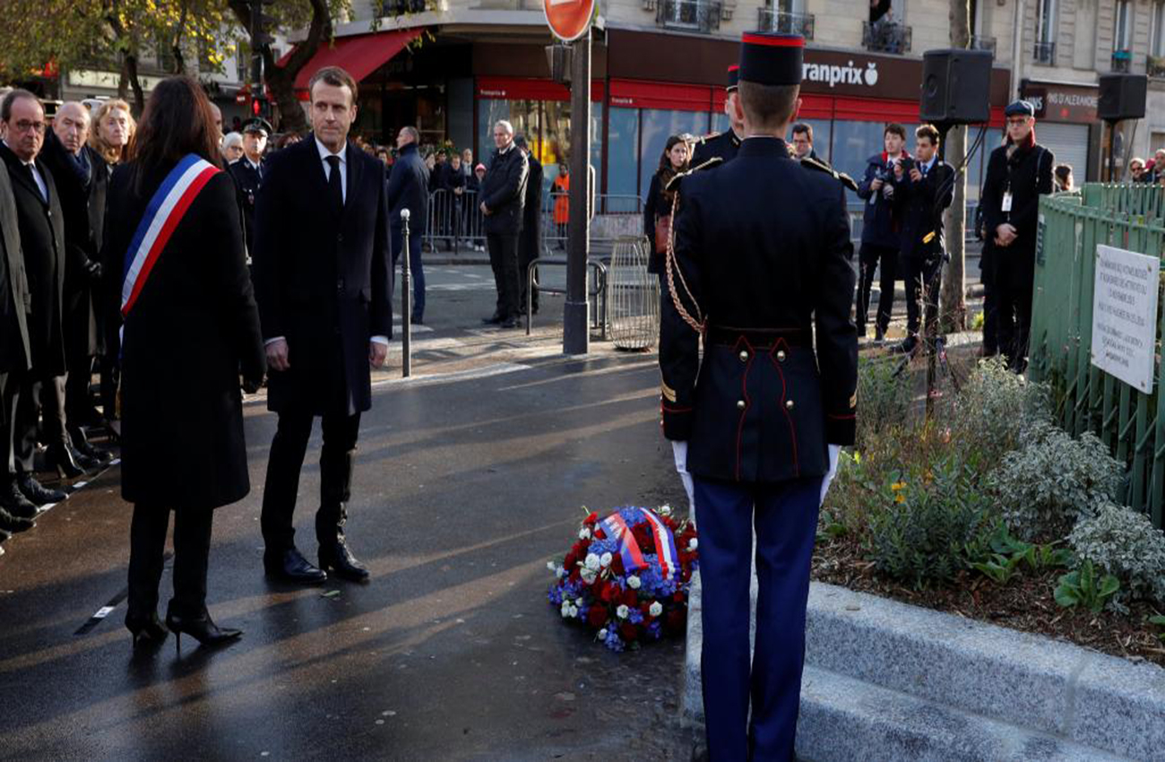 Francia homenajea a las 130 víctimas de los atentados de noviembre de 2015