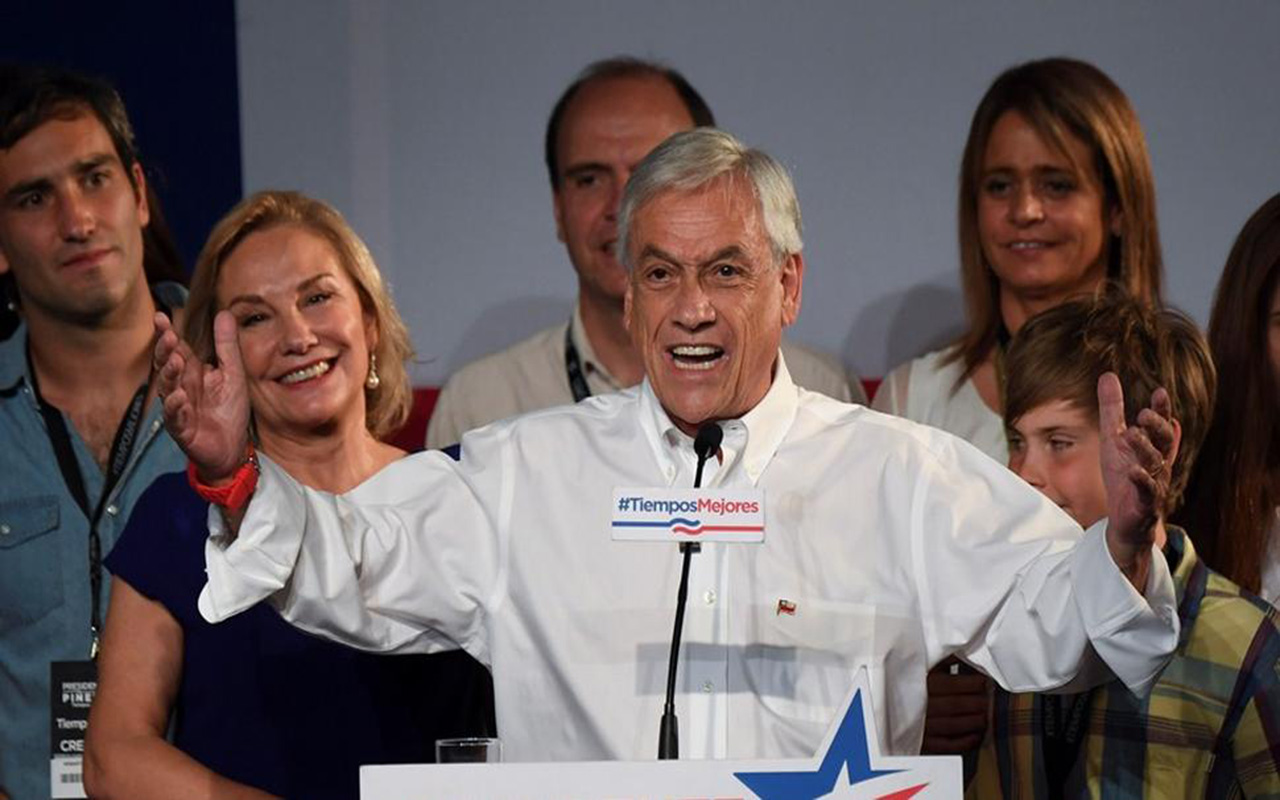 Piñera dice que apelará al centro moderado para ganar el balotaje en Chile
