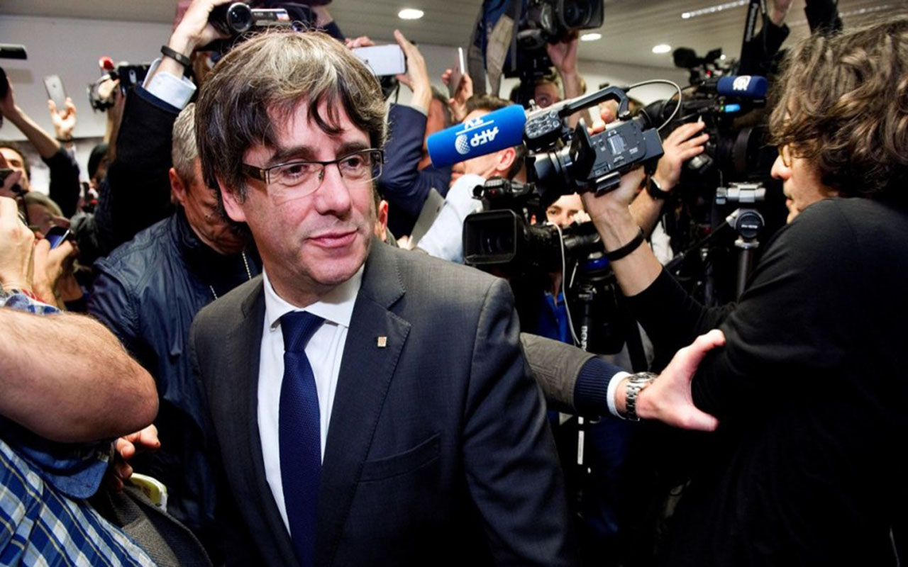 Puigdemont llega a tribunal de Bruselas para una vista sobre su extradición