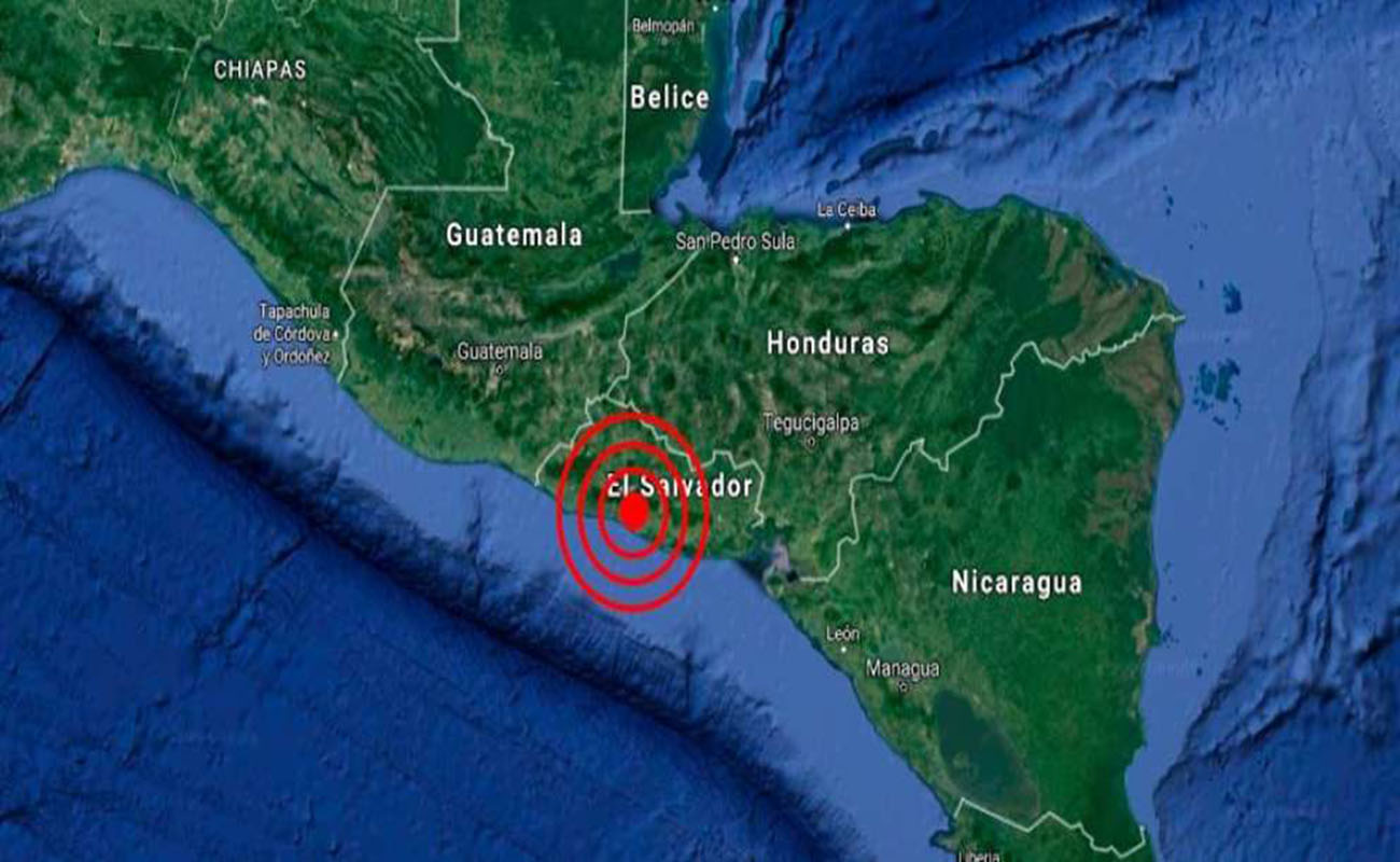 Tres sismos sacuden la costa de El Salvador