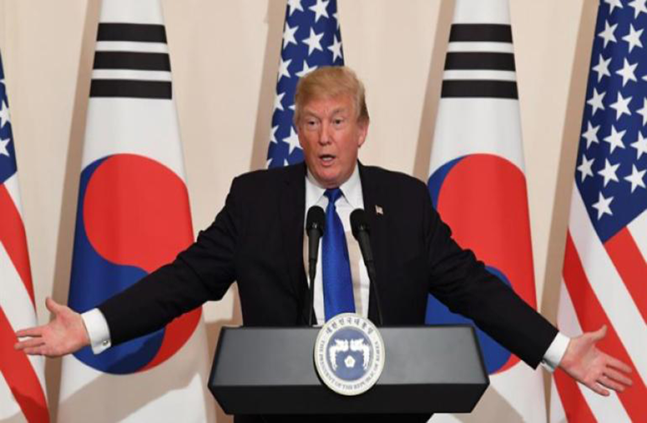 Trump: Corea del Norte es una "amenaza mundial que exige una respuesta mundial"