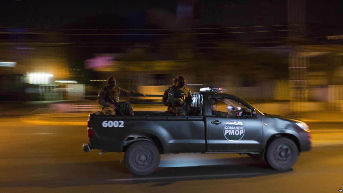 Policía Honduras tensión