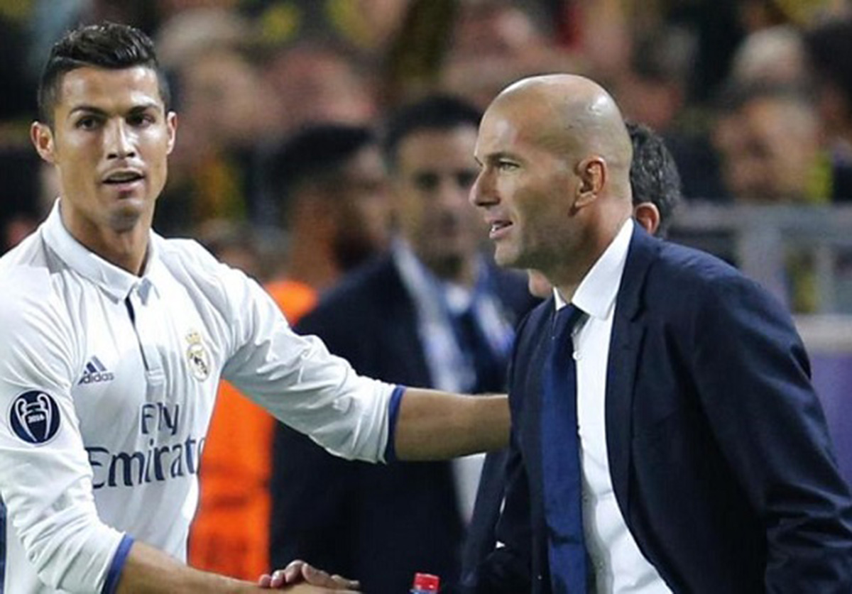 ¡Entre Cristiano y yo, yo!, bromea Zidane sobre quién es mejor