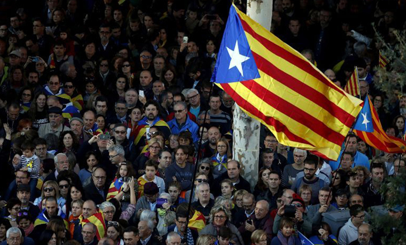 Independentistas catalanes buscan apelar a Europa con masiva manifestación en Bruselas