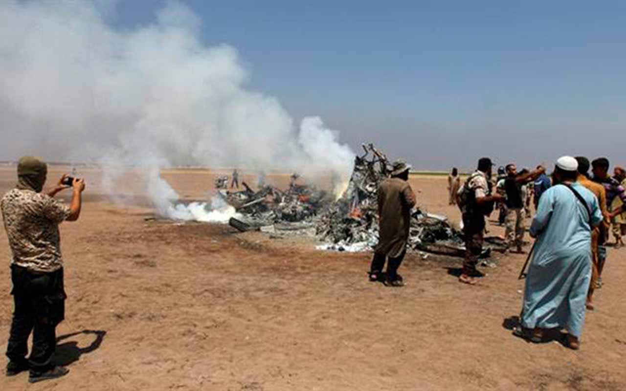 Rebeldes derriban un helicóptero de las Fuerzas Armadas sirias