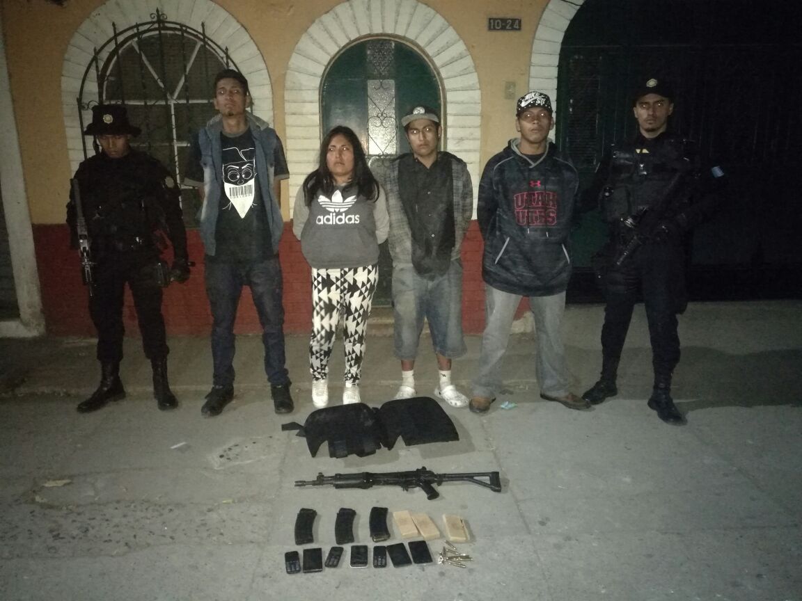 "El Yegua" capturado junto a otros cuatro pandilleros