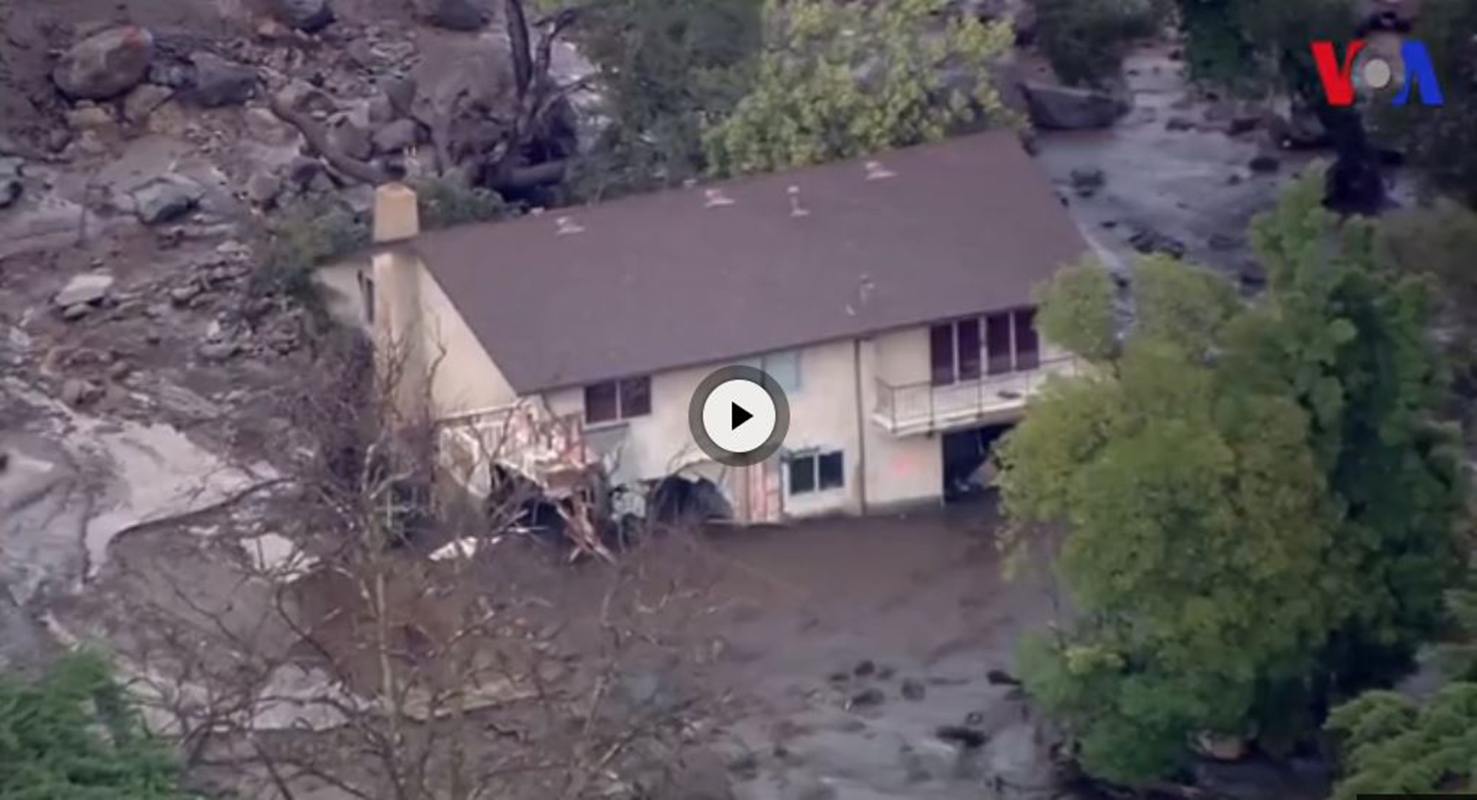VIDEO: 20 muertos y 4 desaparecidos por deslizamientos en California