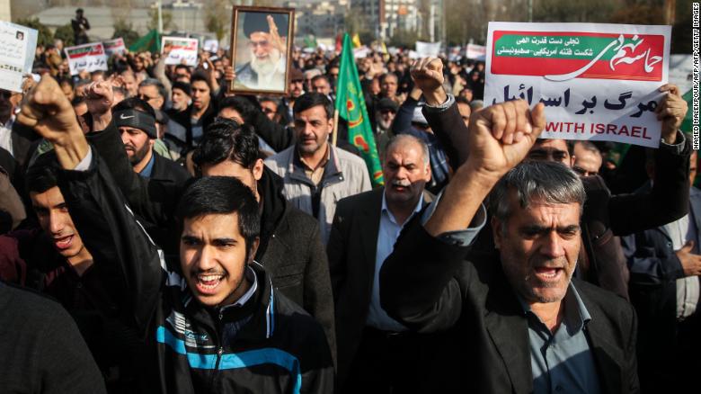 Protestas en Teherán, Irán