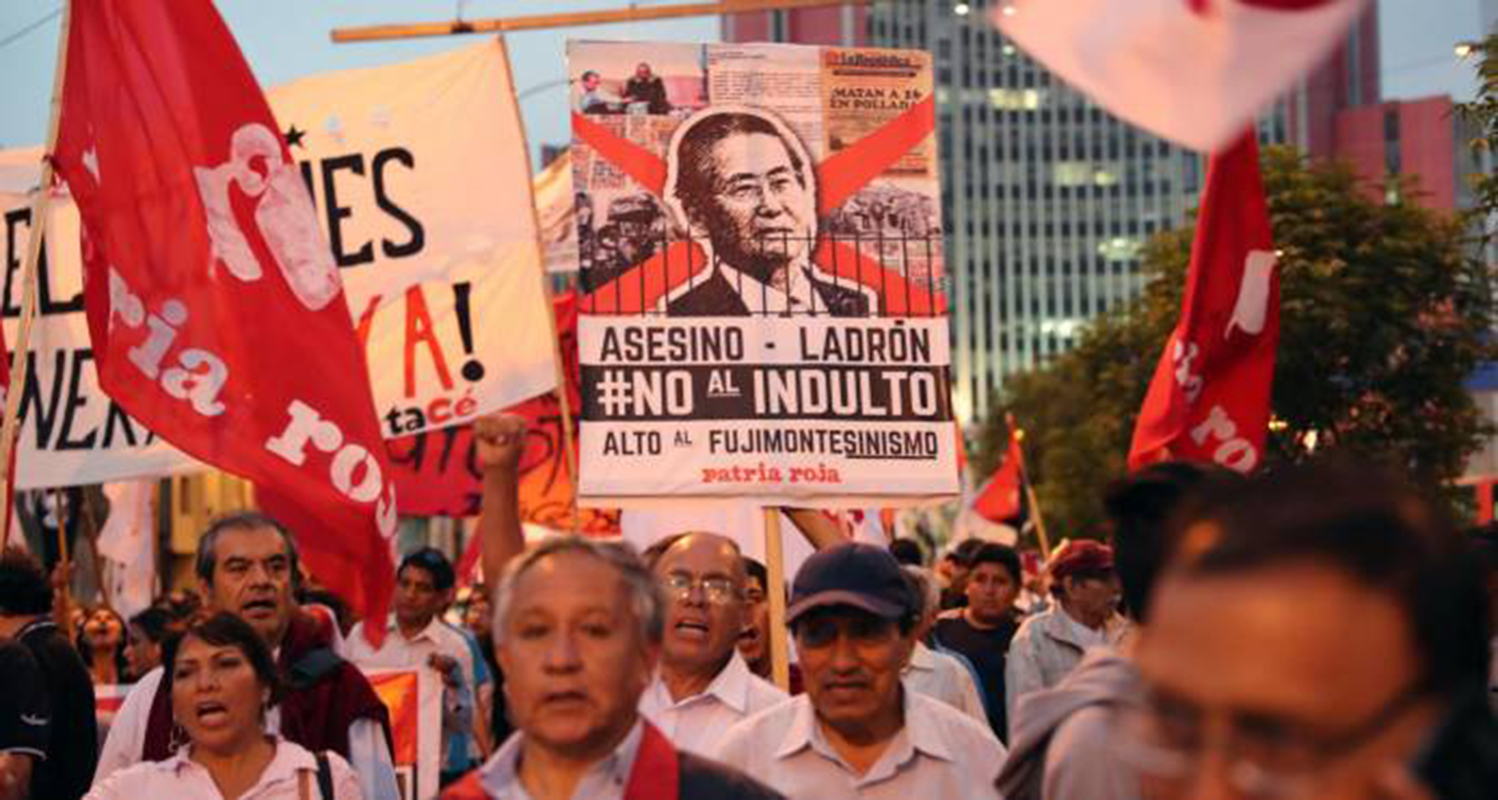 Protesta contra indulto a Fujimori comenzó en la Amazonía peruana