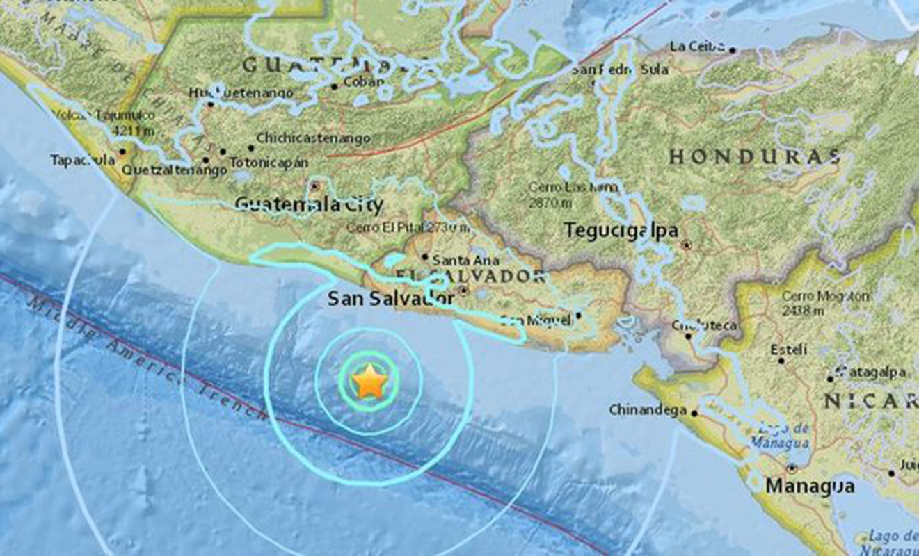 Sismo de 5,8 grados de magnitud causa alarma en El Salvador