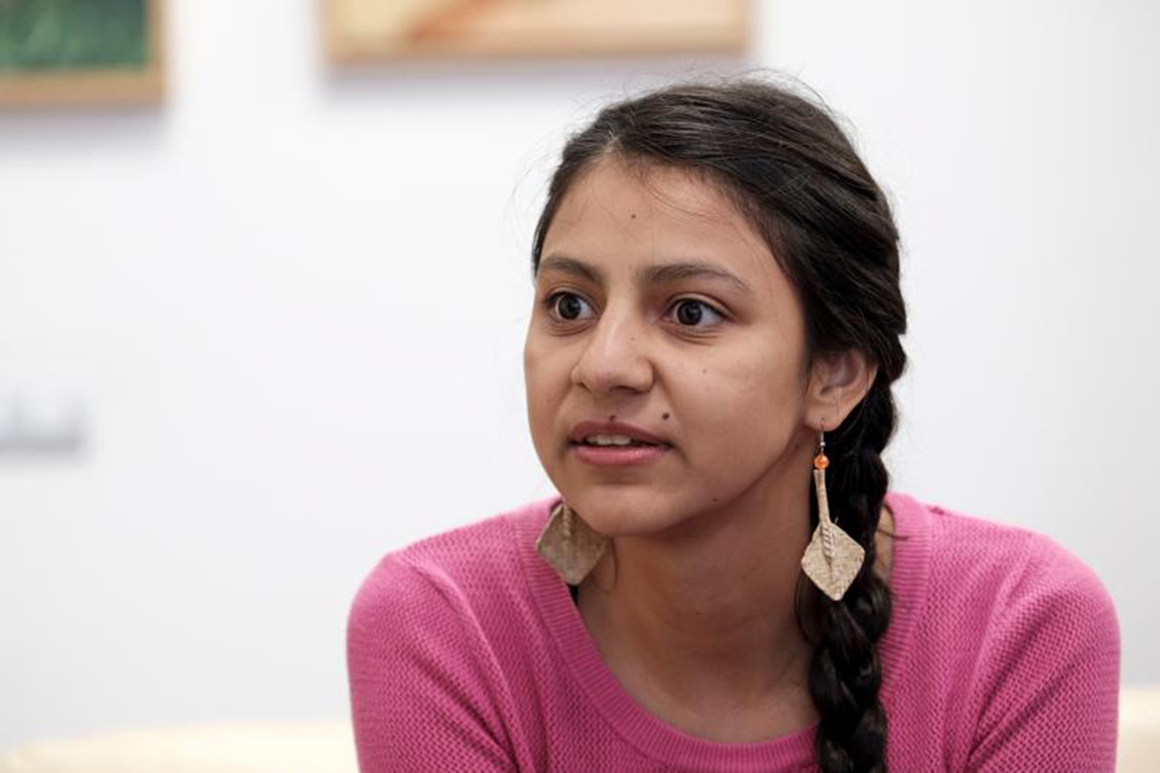 Hija de Berta Cáceres pide solidaridad internacional en apoyo a indígenas