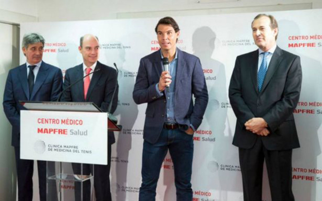 Rafa Nadal inaugura una clínica especializada en Madrid