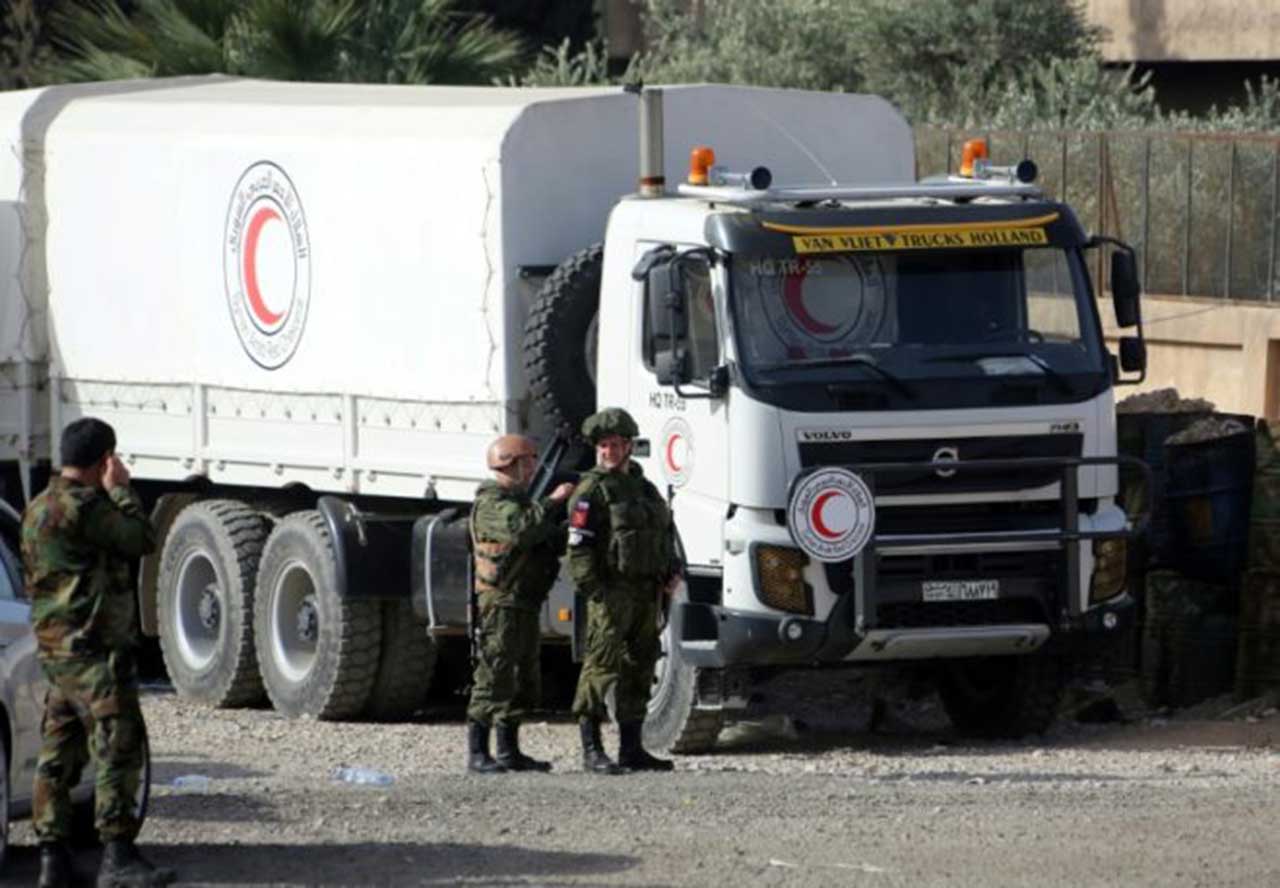 Aplazan en Siria entrada de convoy de ayuda humanitaria en Guta Oriental