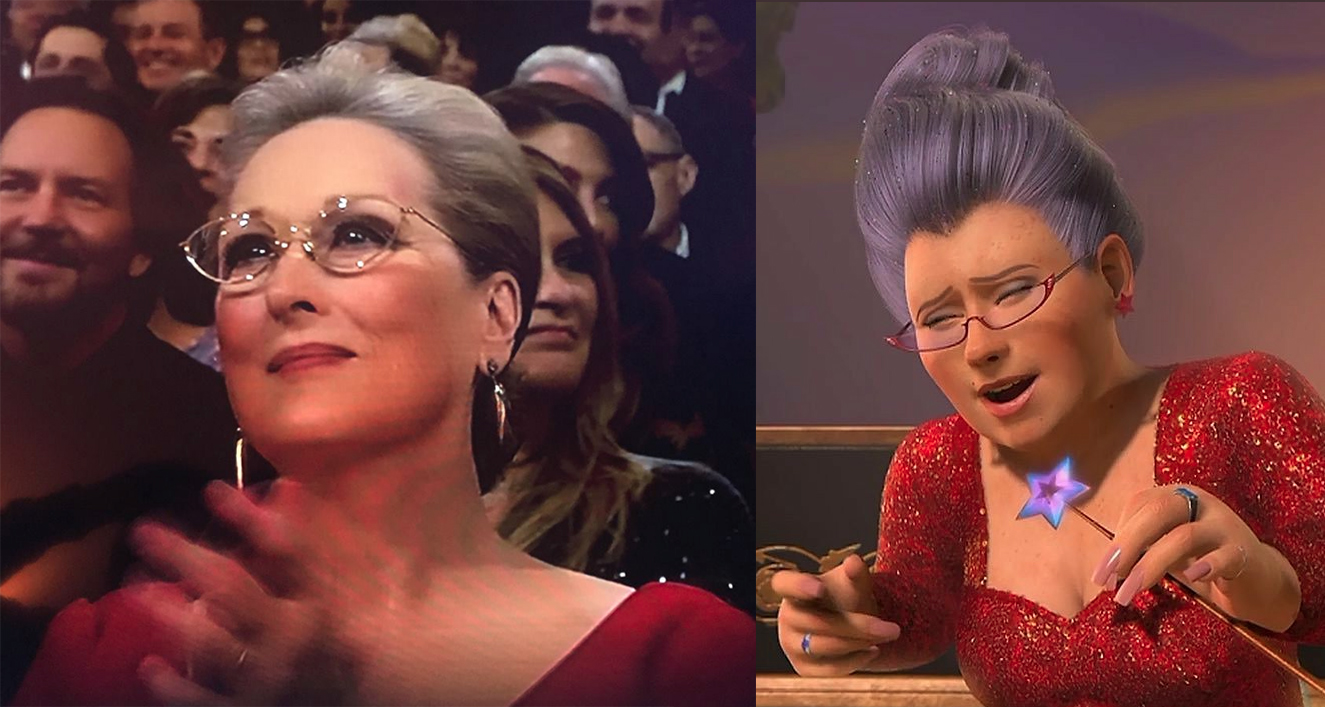 Emisoras Unidas - Meryl Streep recibe burlas por vestirse igual al Hada  Madrina de Shrek