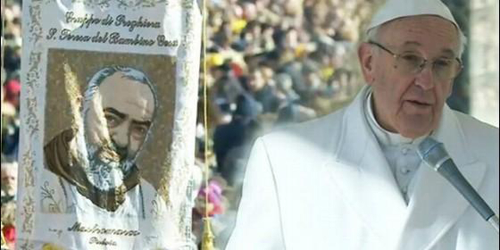 El papa Francisco visita las tierras de Padre Pío, un popular santo italiano