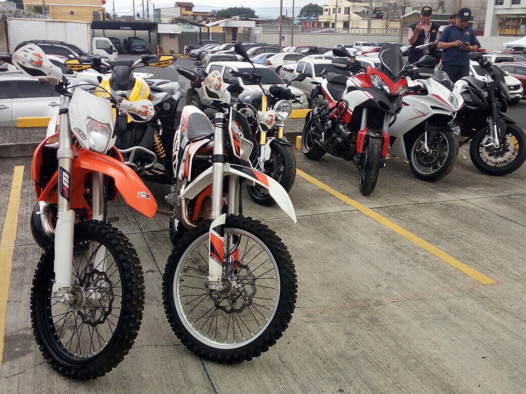 Motocicletas vinculadas a Juan Carlos Monzón. Emisoras Unidas EU Guatemala