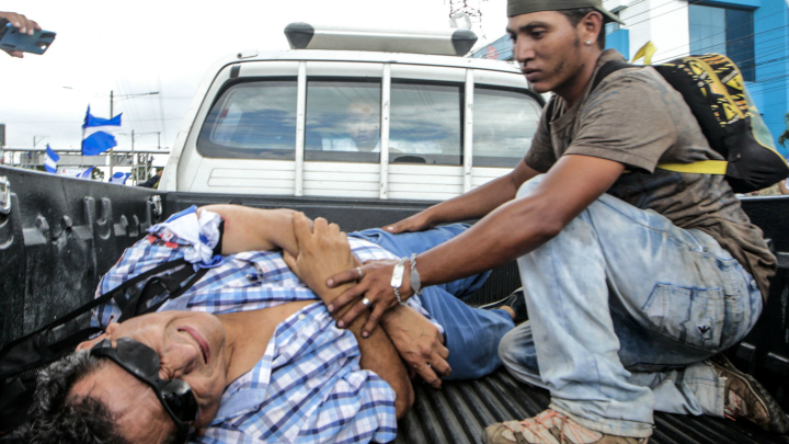 Manifestación en Nicaragua