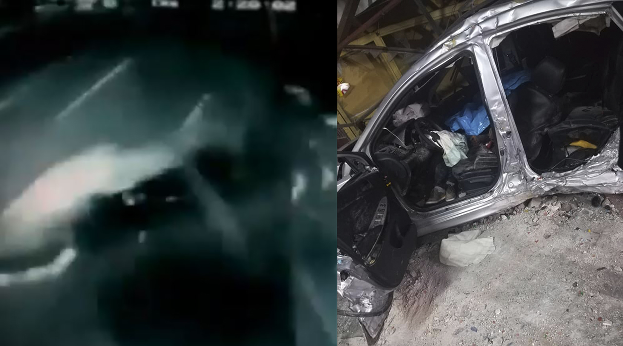 Video Accidente de tránsito Ruta al Altántico Emisoras Unidas 2 septiembre 2018