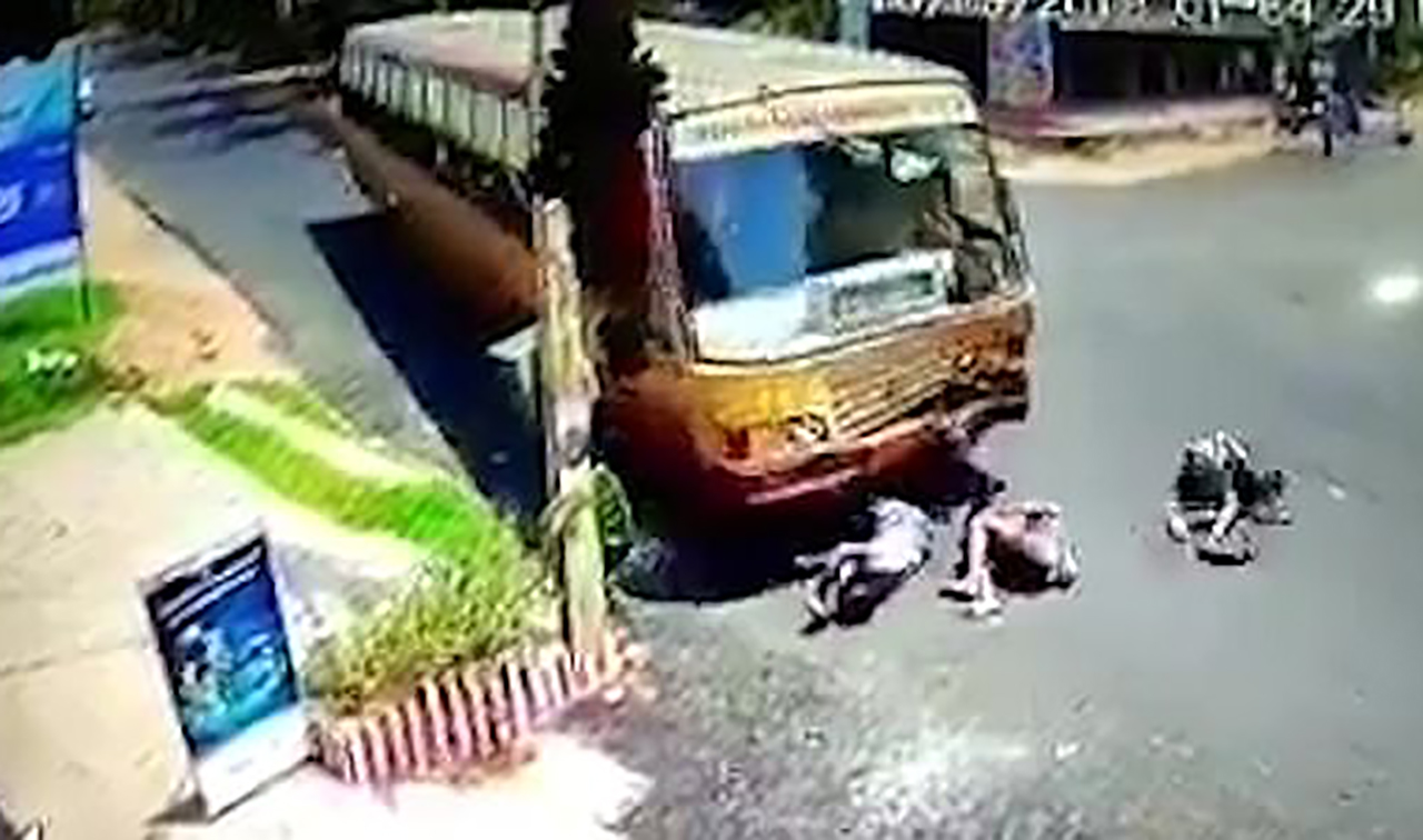 Video Viral Accidente Motocicleta India