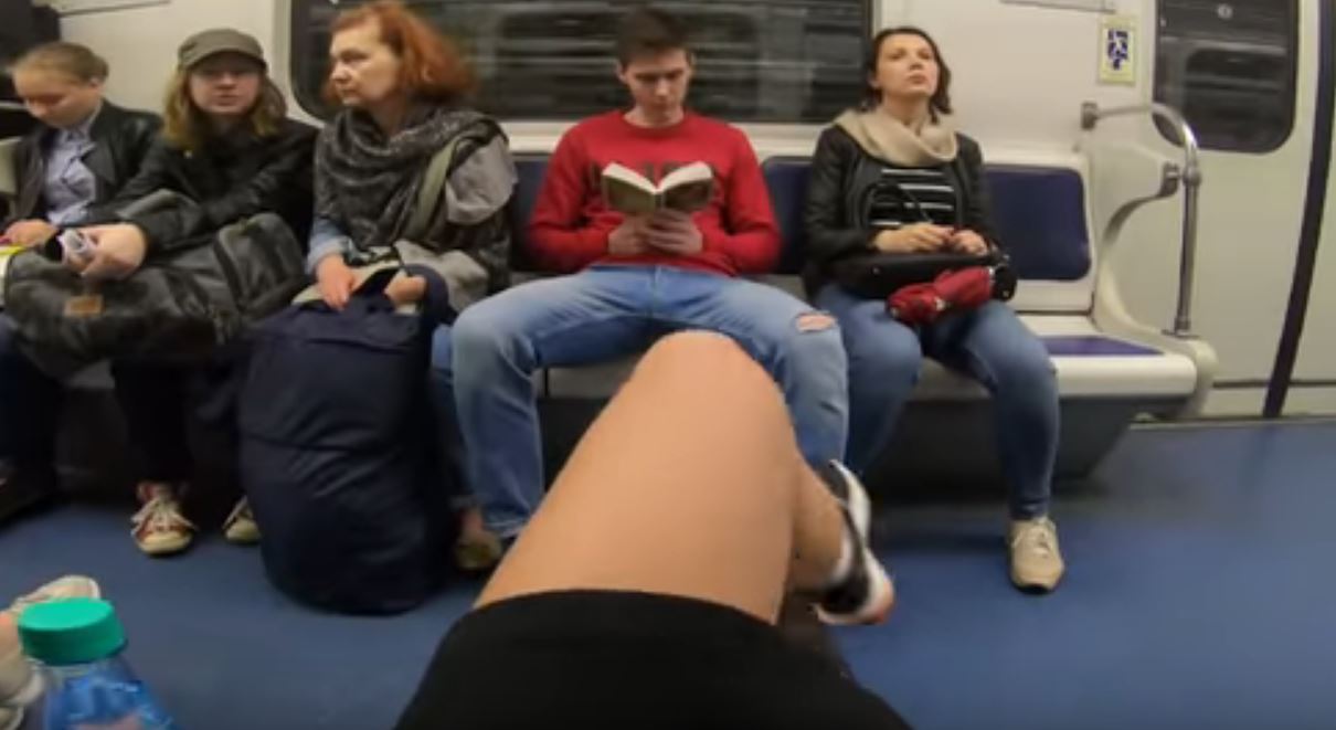 video viral metro rusia