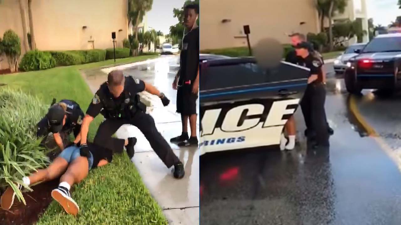Policía agresión Coral Springs Florida Estados Unidos