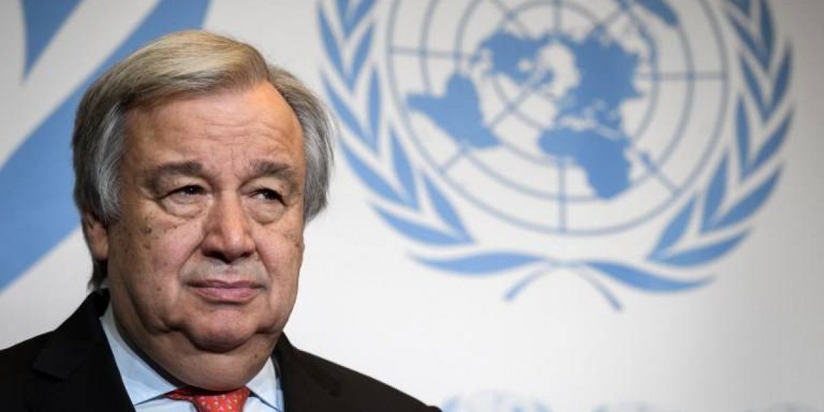 Jefe de la ONU, Antonio Guterres