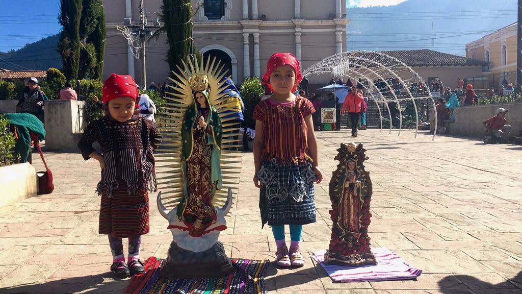 Totonicapán feligreses Virgen de Guadalupe