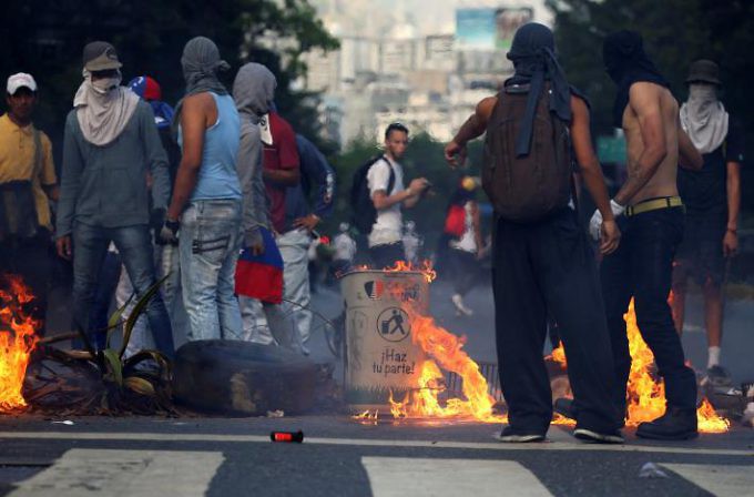 Al menos 30 protestas se registraron en Caracas