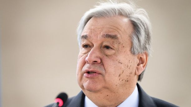 El jefe de la ONU Antonio Guterres.